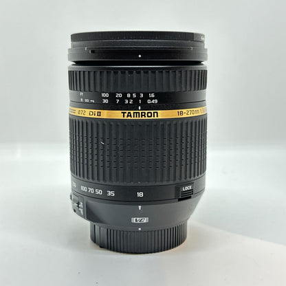 【全額返金保証】【最速発送】TAMRON 18-270mm F3.5-6.3 Di II (モデルB003) 動作確認済