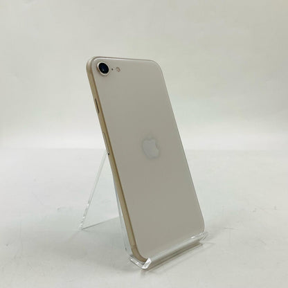 【最速発送】Apple iPhone iPhone SE（第3世代） 64GB スターライト Softbank SIMフリー 白ロム【難有】 98%