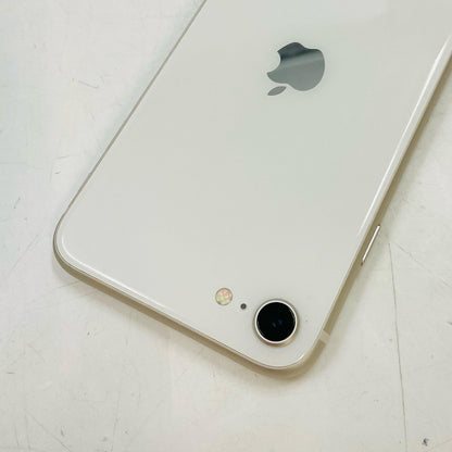 【全額返金保証】【最速発送】Apple iPhone iPhone SE（第3世代） 64GB スターライト Softbank SIMフリー 白ロム 動作確認済 93%
