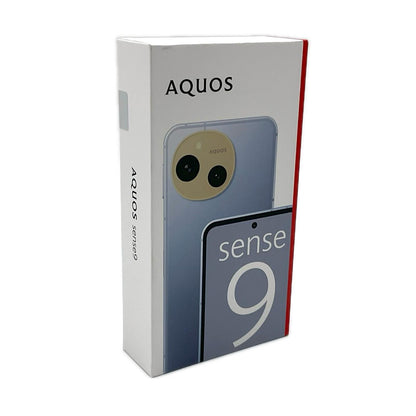 【全額返金保証】【最速発送】SHARP AQUOS sense9 128GB ブルー SIMフリー SH-M29 白ロム 新品未開封 即納OK