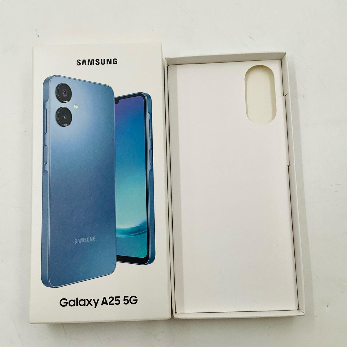 【全額返金保証】【最速発送】SAMSUNG Galaxy A25 5G 64GB ブルー au SIMフリー SCG33SLA 白ロム 美品 動作確認済
