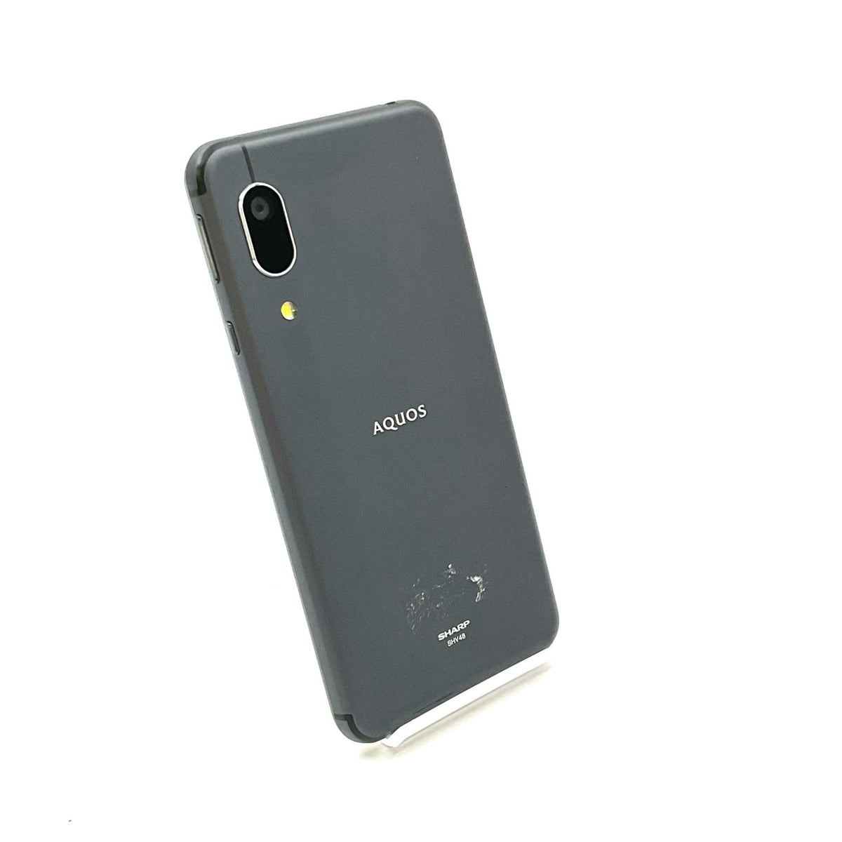 【全額返金保証】【最速発送】SHARP AQUOS sense3 basic 32GB ブラック au SIMフリー SHV48 白ロム 美品 動作確認済