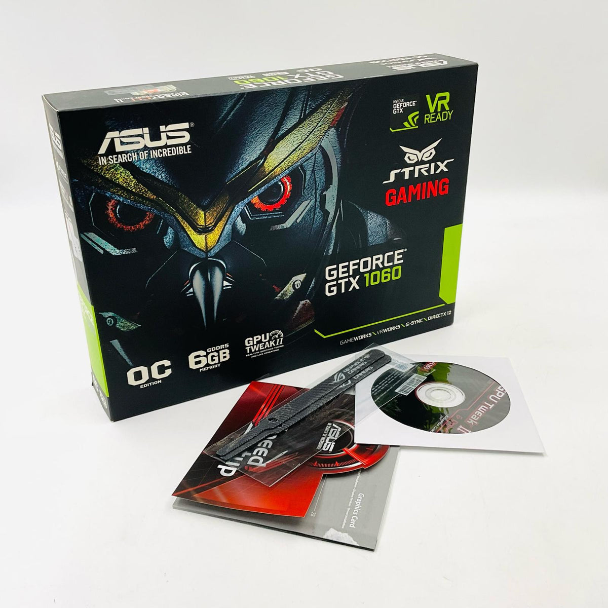 【全額返金保証】【最速発送】ASUS グラフィックボード NVIDIA GeForce GTX 1060 STRIX-GTX1060-DC2O6G (動作未確認) 美品 動作確認済