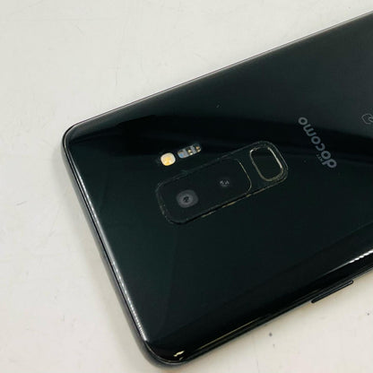 【最速発送】SAMSUNG Galaxy S9+ 64GB ブラック docomo SC-03K 白ロム【難有】