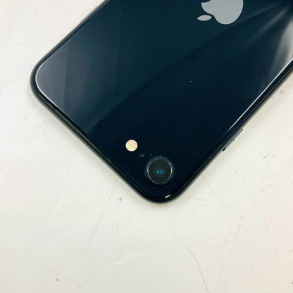 【全額返金保証】【最速発送】Apple iPhone iPhone SE（第3世代） 128GB ミッドナイト au SIMフリー 白ロム 美品 動作確認済 95%