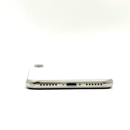 【全額返金保証】【最速発送】Apple iPhone iPhone X 64GB シルバー au 白ロム 動作確認済 75%