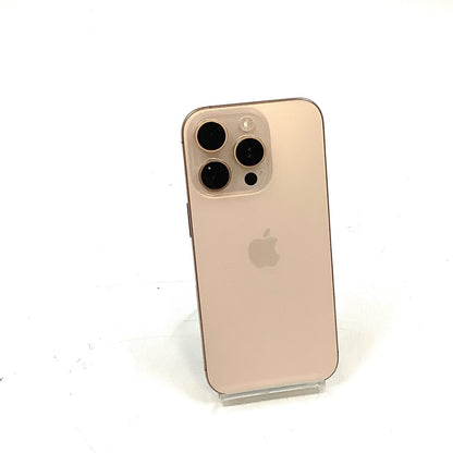 【全額返金保証】【最速発送】Apple iPhone iPhone 16 Pro 128GB デザートチタニウム SIMフリー 白ロム 美品 動作確認済 90%