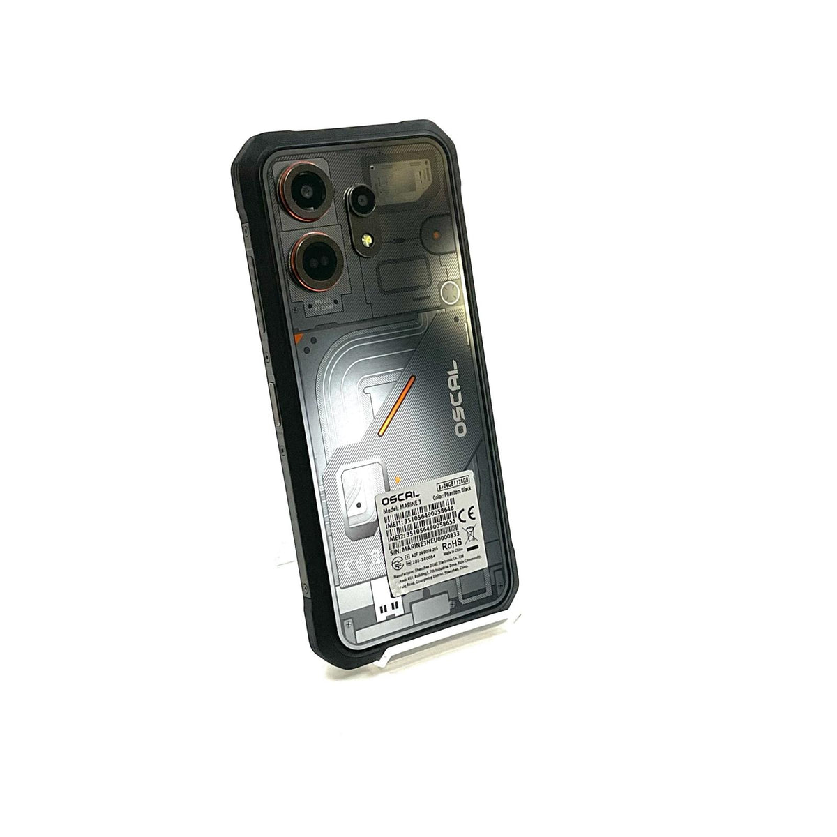 【全額返金保証】【最速発送】Blackview 128GB ブラック SIMフリー OSCAL MARINE 3 白ロム 超美品 動作確認済