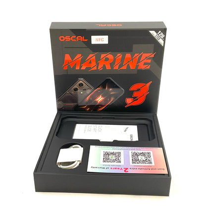 【全額返金保証】【最速発送】Blackview 128GB ブラック SIMフリー OSCAL MARINE 3 白ロム 超美品 動作確認済
