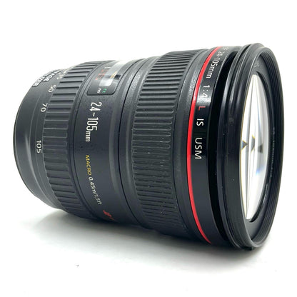 【全額返金保証】【最速発送】Canon EF24-105mm F4L IS USM 美品 動作確認済