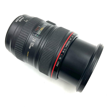 【全額返金保証】【最速発送】Canon EF24-105mm F4L IS USM 美品 動作確認済
