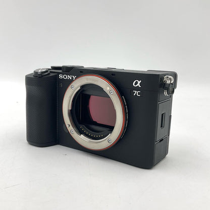 【全額返金保証】【最速発送】Sony デジタル一眼 α7C ILCE-7C ボディ [ブラック] 超美品 動作確認済