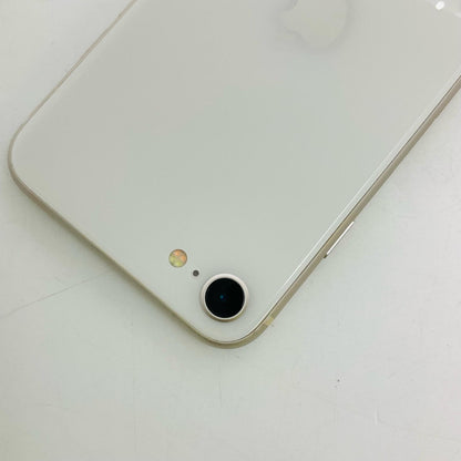 【全額返金保証】【最速発送】Apple iPhone iPhone SE（第3世代） 256GB スターライト SIMフリー 白ロム 美品 動作確認済 88%