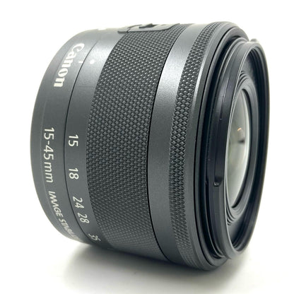 【最速発送】Canon EF-M15-45mm F3.5-6.3 IS STM [グラファイト]【難有】