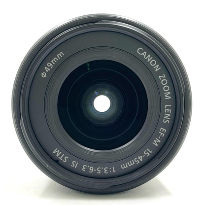【最速発送】Canon EF-M15-45mm F3.5-6.3 IS STM [グラファイト]【難有】