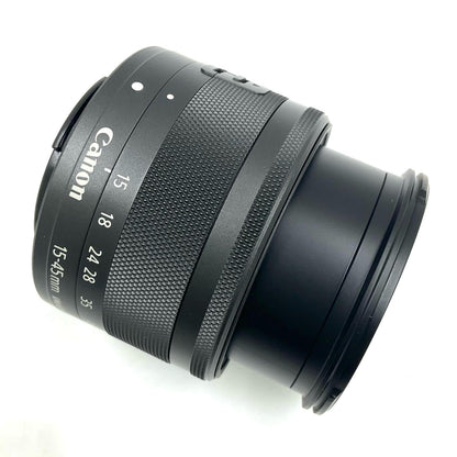 【最速発送】Canon EF-M15-45mm F3.5-6.3 IS STM [グラファイト]【難有】