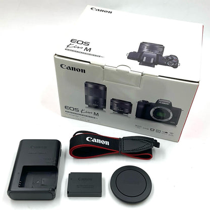 【全額返金保証】【最速発送】Canon デジタル一眼 EOS Kiss M ボディ [ブラック] 動作確認済