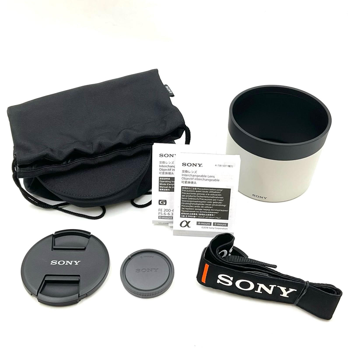 【全額返金保証】【最速発送】Sony FE 200-600mm F5.6-6.3 G OSS SEL200600G 美品 動作確認済