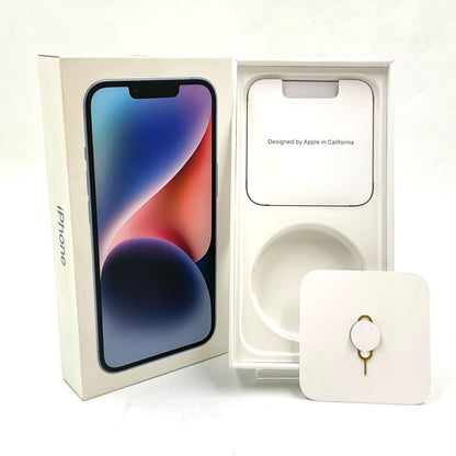 【全額返金保証】【最速発送】Apple iPhone iPhone 14 128GB ブルー SIMフリー 白ロム 美品 動作確認済 82%