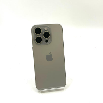 【全額返金保証】【最速発送】Apple iPhone iPhone 15 Pro 256GB ナチュラルチタニウム SIMフリー 白ロム 美品 動作確認済 89%