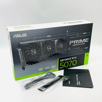 【全額返金保証】【最速発送】ASUS グラフィックボード PRIME-RTX5070-O12G 超美品 動作確認済