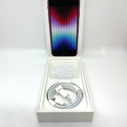 【最速発送】Apple iPhone iPhone SE（第3世代） 128GB (PRODUCT)RED SIMフリー【難有】 80%