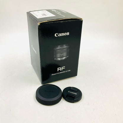 【全額返金保証】【最速発送】Canon RF35mm F1.8 マクロ IS STM 美品 動作確認済