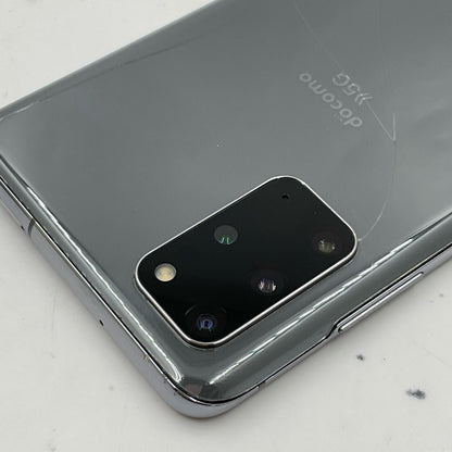 【最速発送】SAMSUNG Galaxy S20+ 5G 128GB コスミックグレイ docomo SC-52A 白ロム【難有】