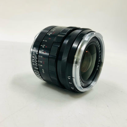 【全額返金保証】【最速発送】コシナ フォクトレンダー NOKTON Vintage Line 28mm F1.5 Aspherical Type II VM [ブラックペイント] 超美品 動作確認済