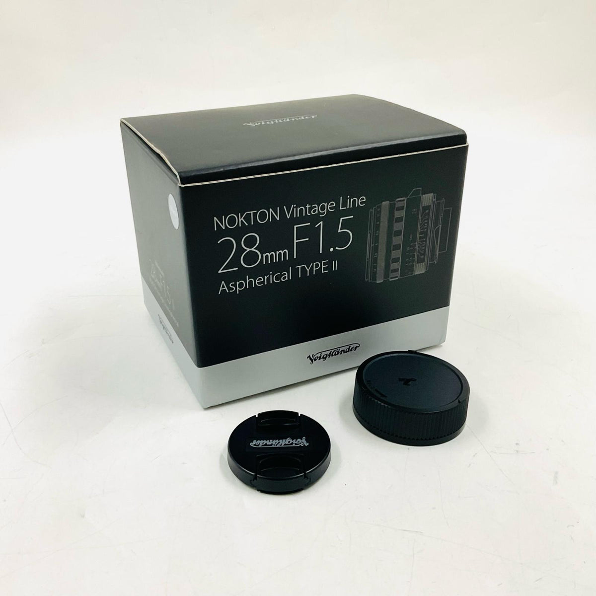 【全額返金保証】【最速発送】コシナ フォクトレンダー NOKTON Vintage Line 28mm F1.5 Aspherical Type II VM [ブラックペイント] 超美品 動作確認済