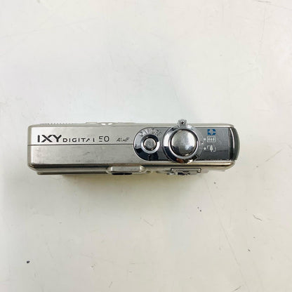 【全額返金保証】【最速発送】Canon コンパクトデジタルカメラ IXY DIGITAL 50 動作確認済