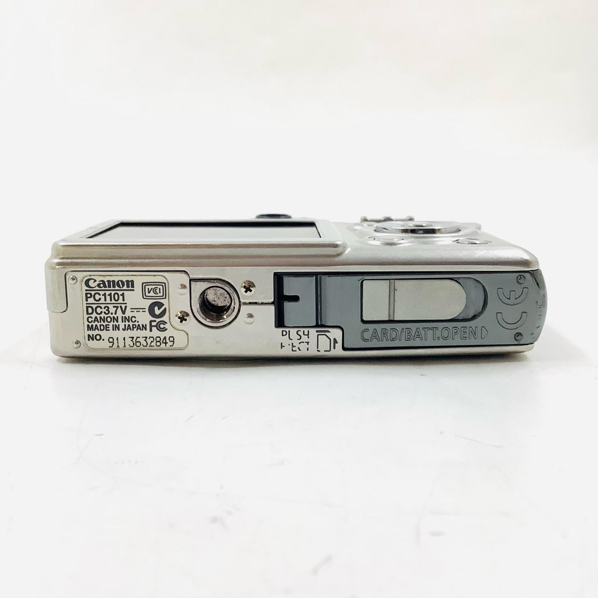 【全額返金保証】【最速発送】Canon コンパクトデジタルカメラ IXY DIGITAL 50 動作確認済