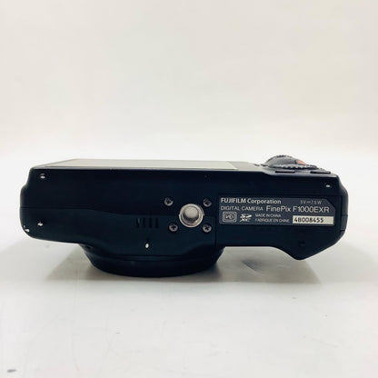 【全額返金保証】【最速発送】Nikon コンパクトデジタルカメラ FinePix F1000EXR ブラック 美品 動作確認済
