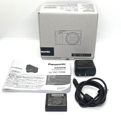 【全額返金保証】【最速発送】Panasonic コンパクトデジタルカメラ LUMIX DC-TZ99 ブラック 美品 動作確認済
