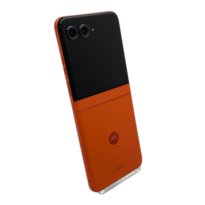 【全額返金保証】【最速発送】Motorola razr 50 512GB スプリッツオレンジ SIMフリー XT2453-9 白ロム 美品 動作確認済