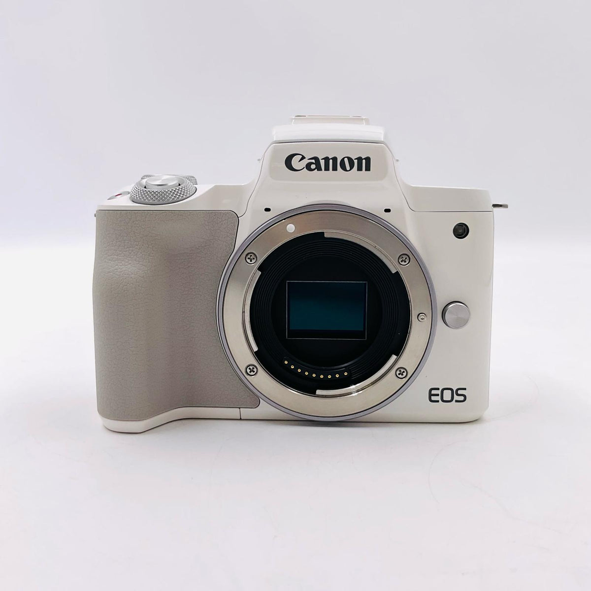 【全額返金保証】【最速発送】Canon デジタル一眼 EOS Kiss M2 ダブルズームキット ホワイト 美品 動作確認済