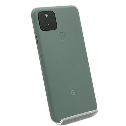【全額返金保証】【最速発送】Google Pixel 5 128GB ソータ セージ au SIMフリー 白ロム 美品 動作確認済