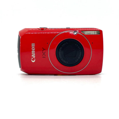 【全額返金保証】【最速発送】Canon コンパクトデジタルカメラ IXY 30S レッド 動作確認済