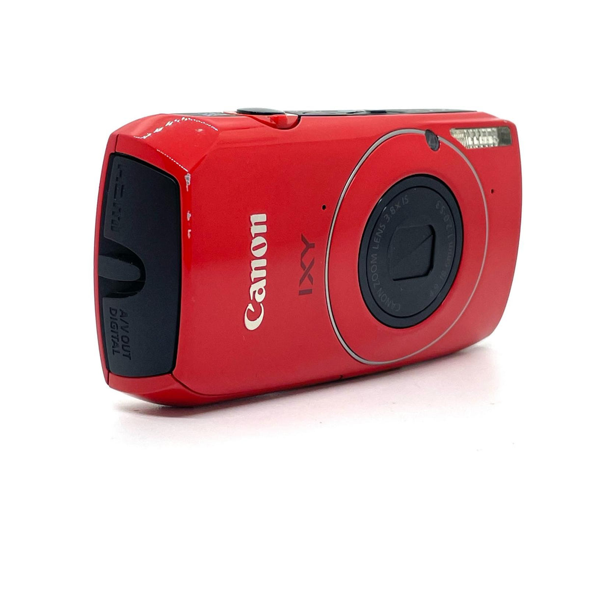 【全額返金保証】【最速発送】Canon コンパクトデジタルカメラ IXY 30S レッド 動作確認済