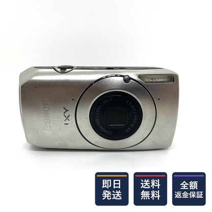 【全額返金保証】【最速発送】Canon コンパクトデジタルカメラ IXY 30S シルバー 動作確認済