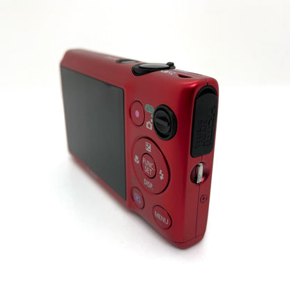 【全額返金保証】【最速発送】Canon コンパクトデジタルカメラ IXY 410F レッド 美品 動作確認済