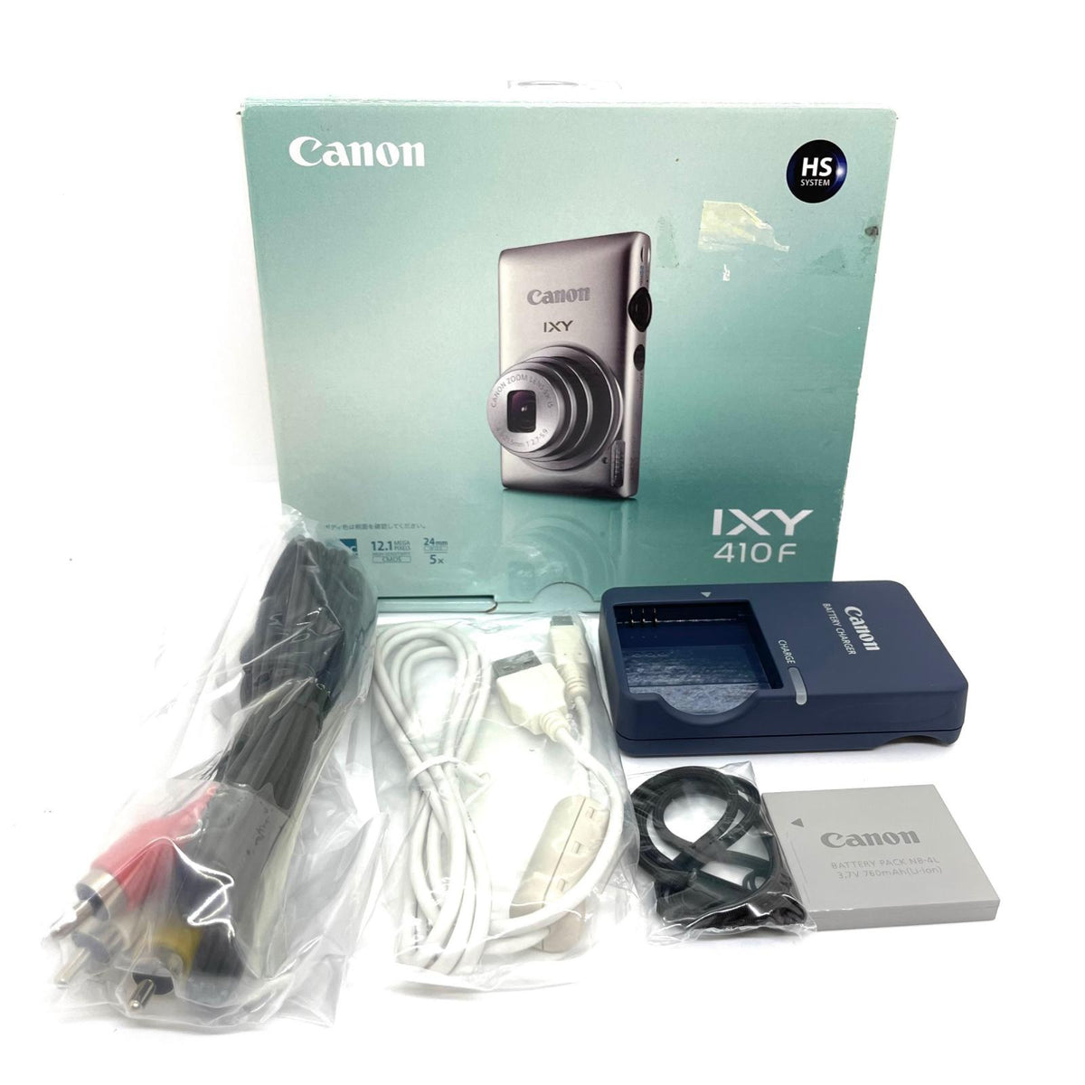【全額返金保証】【最速発送】Canon コンパクトデジタルカメラ IXY 410F レッド 美品 動作確認済