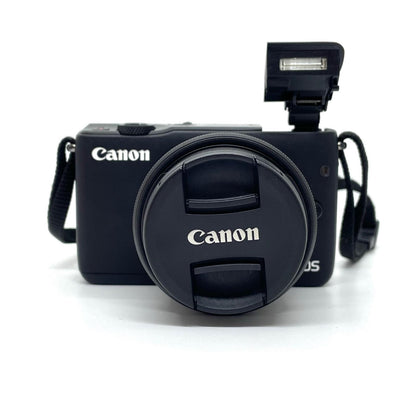 【全額返金保証】【最速発送】Canon デジタル一眼 EOS M10 EF-M15-45 IS STM レンズキット 美品 動作確認済