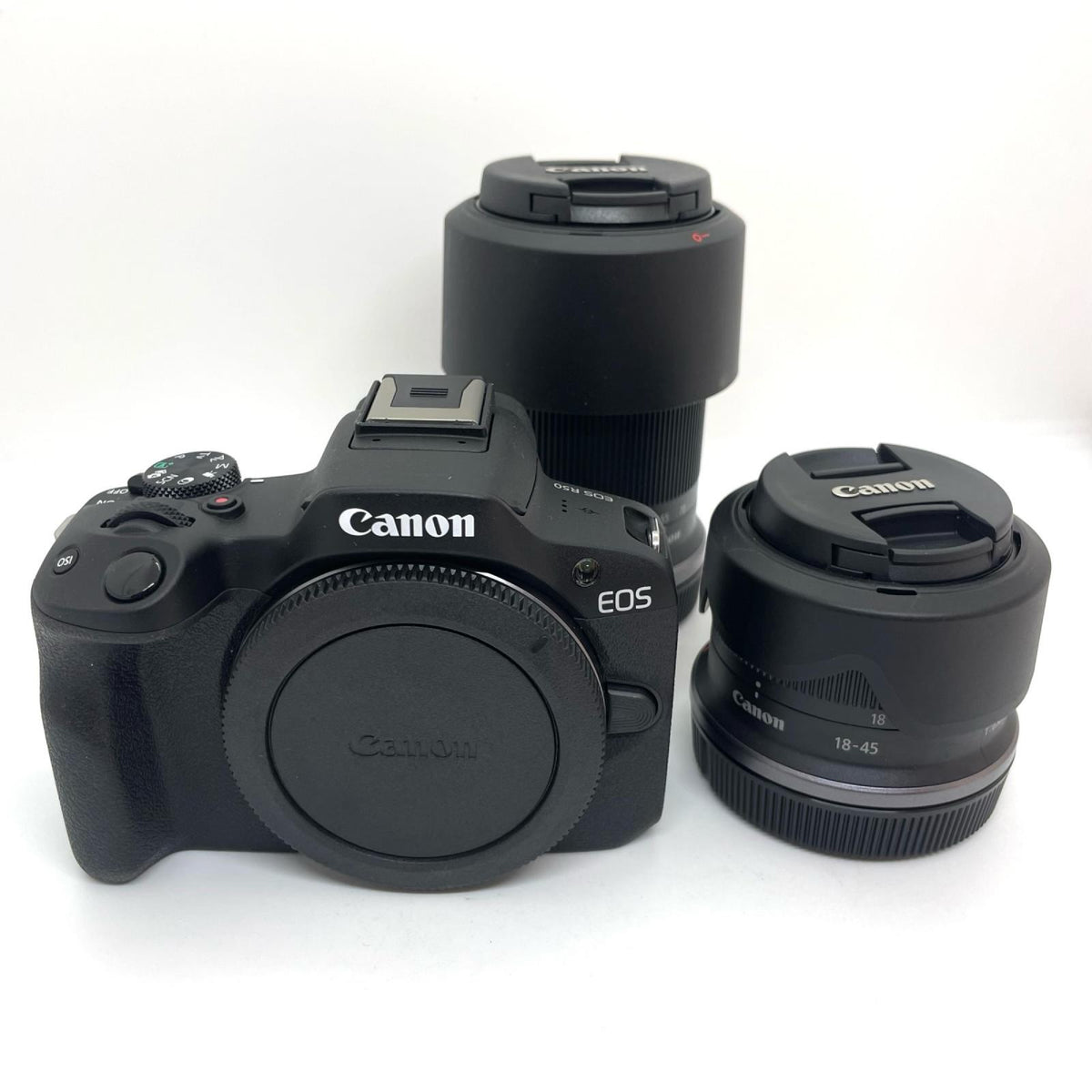 【全額返金保証】【最速発送】Canon デジタル一眼 EOS R50 ダブルズームキット 美品 動作確認済
