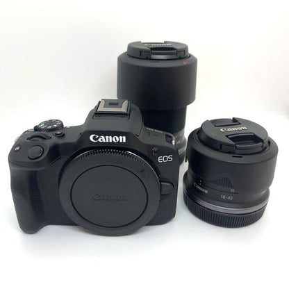 【全額返金保証】【最速発送】Canon デジタル一眼 EOS R50 ダブルズームキット 美品 動作確認済