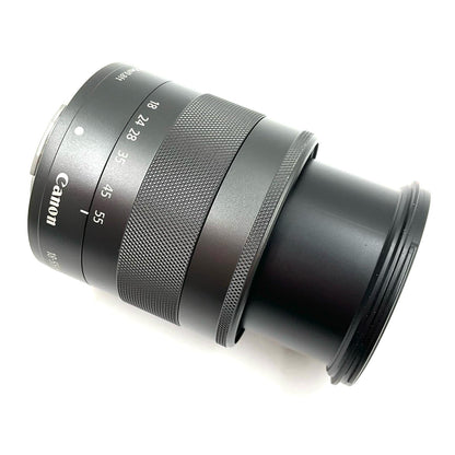 【全額返金保証】【最速発送】Canon EF-M18-55mm F3.5-5.6 IS STM 美品 動作確認済
