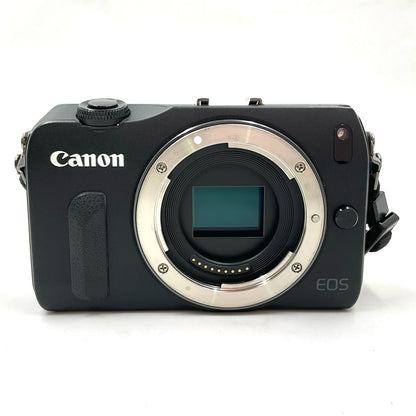 【全額返金保証】【最速発送】Canon デジタル一眼 EOS Kiss M ボディ ブラック 美品 動作確認済