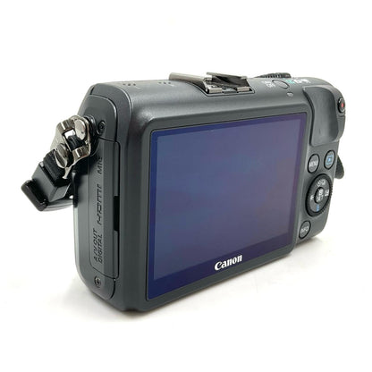 【全額返金保証】【最速発送】Canon デジタル一眼 EOS Kiss M ボディ ブラック 美品 動作確認済