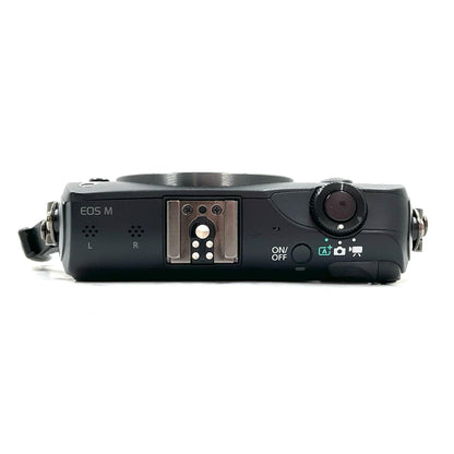 【全額返金保証】【最速発送】Canon デジタル一眼 EOS Kiss M ボディ ブラック 美品 動作確認済