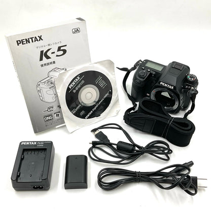 【最速発送】PENTAX デジタル一眼 K-5 ボディ ブラック【難有】